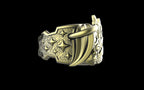 "Kira" Cyberpunk Celestial Angel Ring - Sterling Silver / Brass / Bronze
