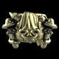 "Maddox" Long-Haired Cow/Bull/Ox with UFO's Ring - Sterling Silver / Brass / Bronze