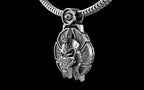 "Nephthys" Undead Egyptian Pharoah Pendant with Chain - Sterling Silver / Brass / Bronze