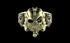 "Nephthys" Undead Egyptian Pharoah Ring - Sterling Silver / Brass / Bronze