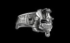 "Nephthys" Undead Egyptian Pharoah Ring - Sterling Silver / Brass / Bronze