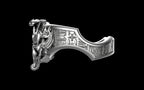 "Nephthys" Undead Egyptian Pharoah Ring - Sterling Silver / Brass / Bronze