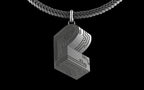 "Pretty Lights" Gemstone Pendant with Chain - Sterling Silver / Brass / Bronze 