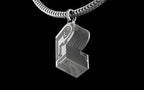 "Pretty Lights" Gemstone Pendant with Chain - Sterling Silver / Brass / Bronze 