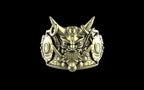"Um'graf" Japanese Oni/Yokai Demon Ring - Sterling Silver / Brass / Bronze