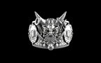 "Um'graf" Japanese Oni/Yokai Demon Ring - Sterling Silver / Brass / Bronze
