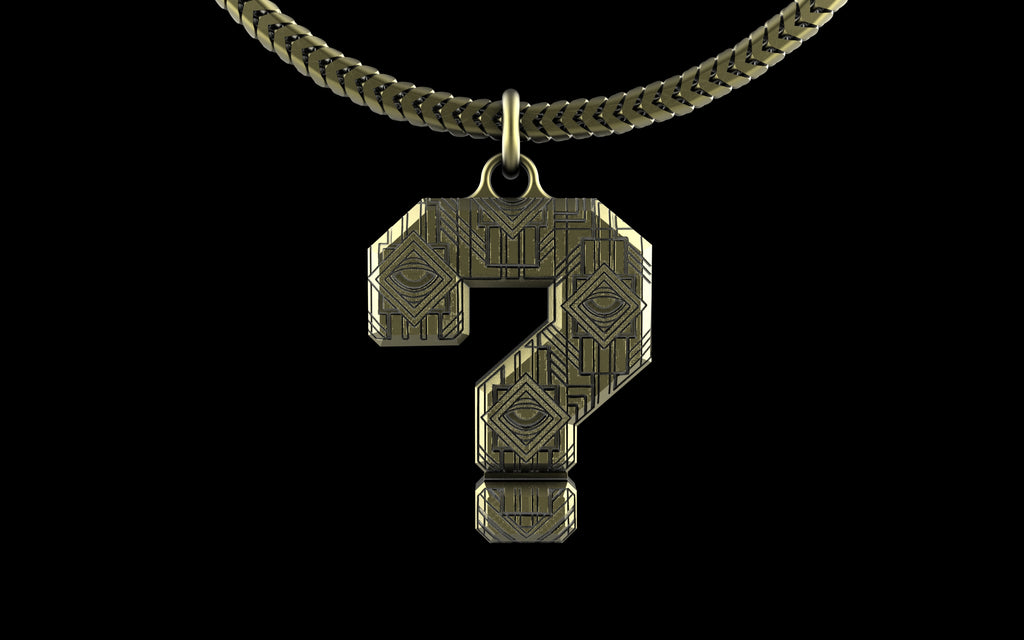 Brain Candy Ink x C.E. Tipper Music ? Pendant with Chain - Sterling Silver / Brass / Bronze