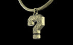 Brain Candy Ink x C.E. Tipper Music ? Pendant with Chain - Sterling Silver / Brass / Bronze