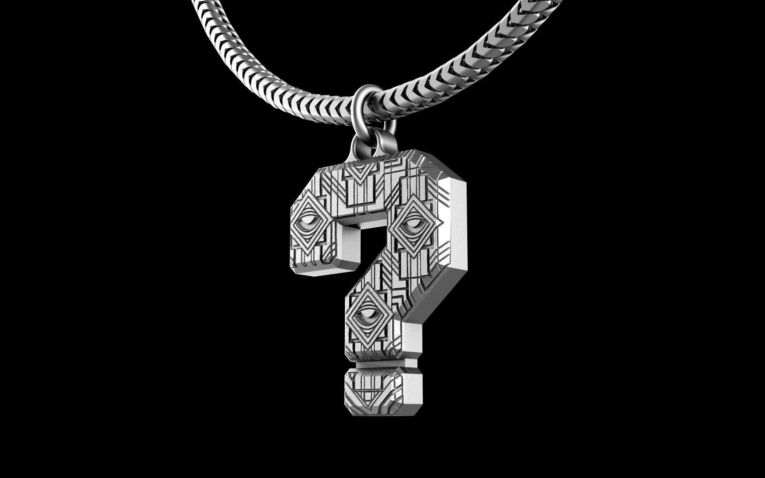 Brain Candy Ink x C.E. Tipper Music ? Pendant with Chain - Sterling Silver / Brass / Bronze