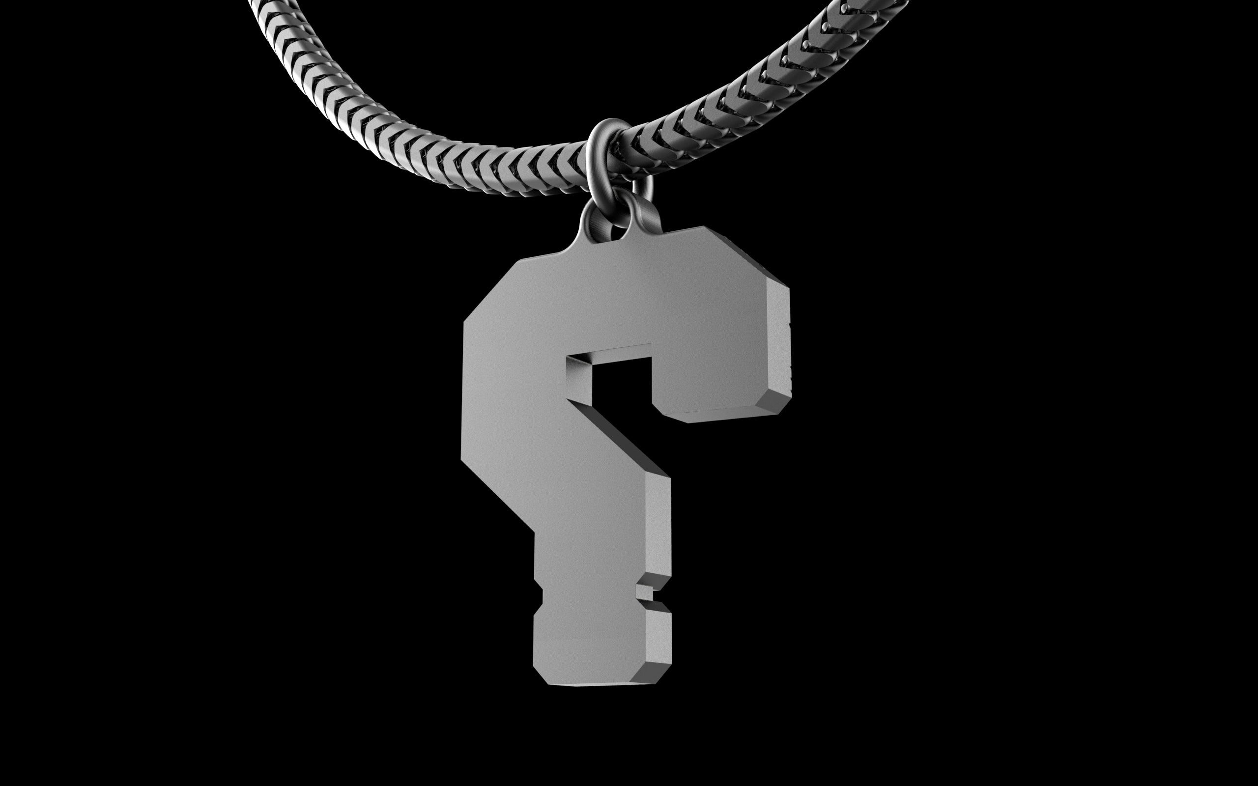 Brain Candy Ink x C.E. Tipper Music ? Pendant with Chain - Sterling Silver / Brass / Bronze