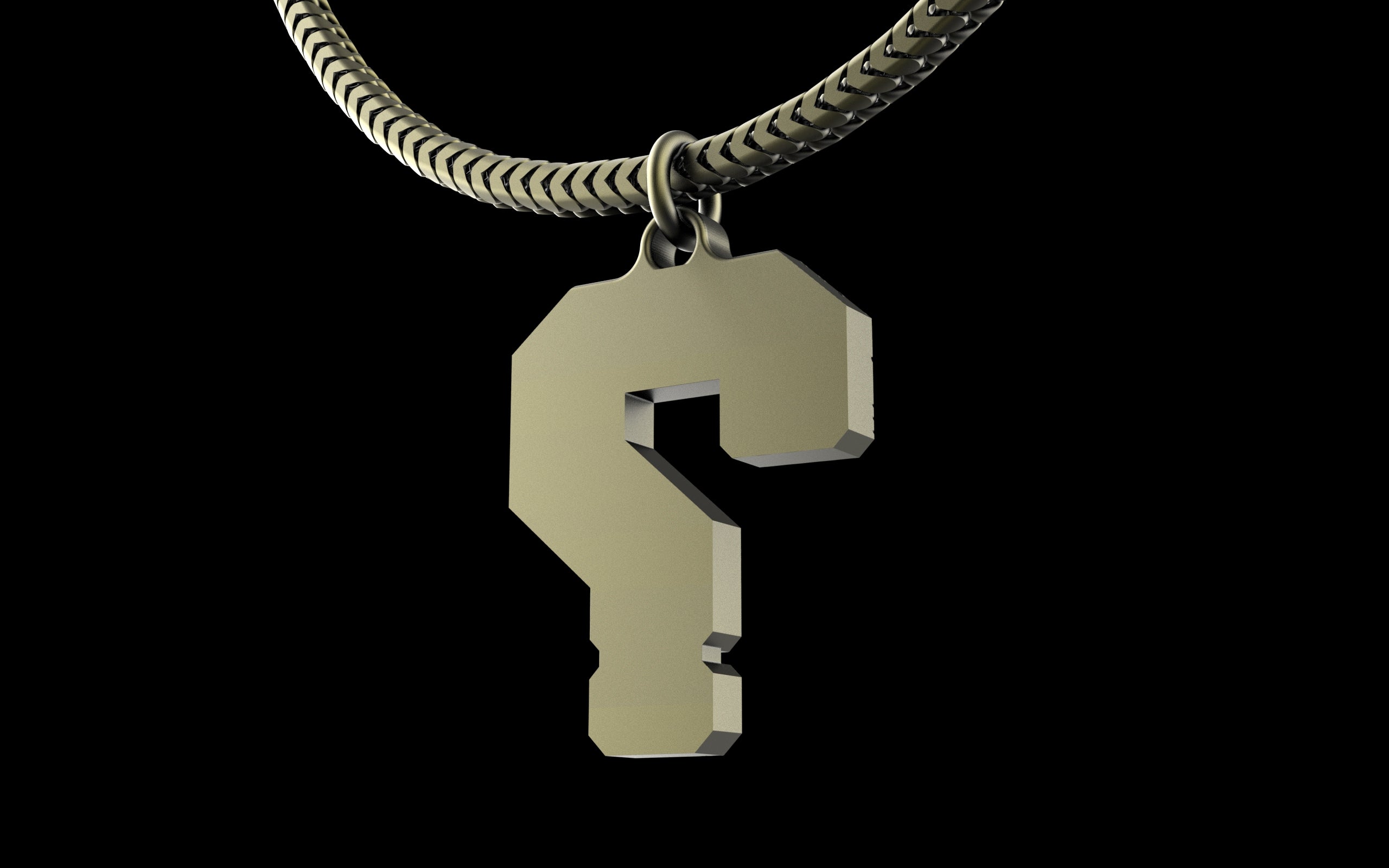 Brain Candy Ink x C.E. Tipper Music ? Pendant with Chain - Sterling Silver / Brass / Bronze