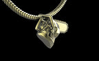 Chainsaw Man - Manga/Anime Pendant with Chain - Sterling Silver / Brass / Bronze