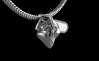 Chainsaw Man - Manga/Anime Pendant with Chain - Sterling Silver / Brass / Bronze