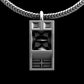 Funkbox Funktion One RES 4/5 Pendant with Chain - Sterling Silver / Brass / Bronze