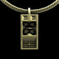 Funkbox Funktion One RES 4/5 Pendant with Chain - Sterling Silver / Brass / Bronze