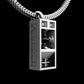 Funkbox Funktion One RES 4/5 Pendant with Chain - Sterling Silver / Brass / Bronze