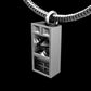 Funkbox Funktion One RES 4/5 Pendant with Chain - Sterling Silver / Brass / Bronze