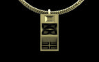Funktion One RES 4/5 Pendant with Chain - Sterling Silver / Brass / Bronze