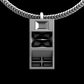 Funkbox Funktion One RES 4/5 Pendant with Chain - Sterling Silver / Brass / Bronze