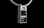 Funktion One RES 4/5 Pendant with Chain - Sterling Silver / Brass / Bronze