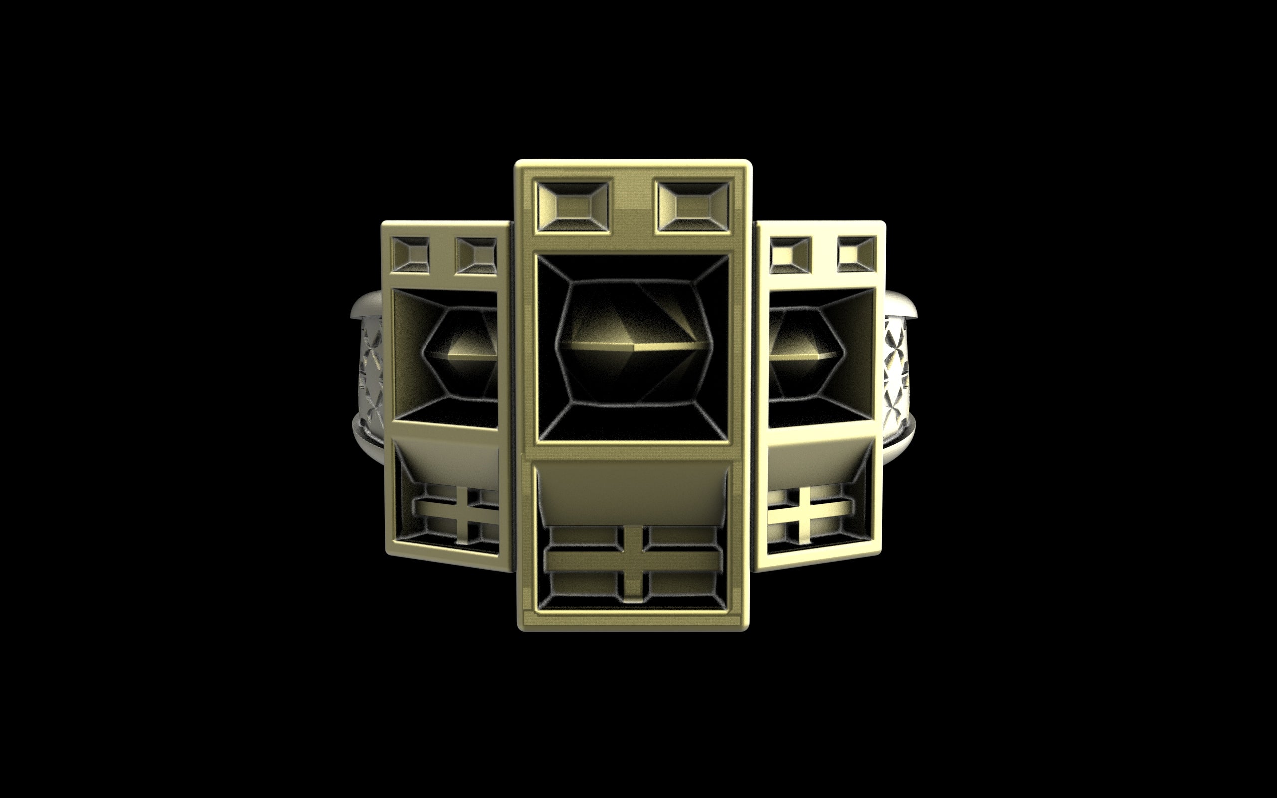 Funktion One RES 5 Ring - Sterling Silver / Brass / Bronze