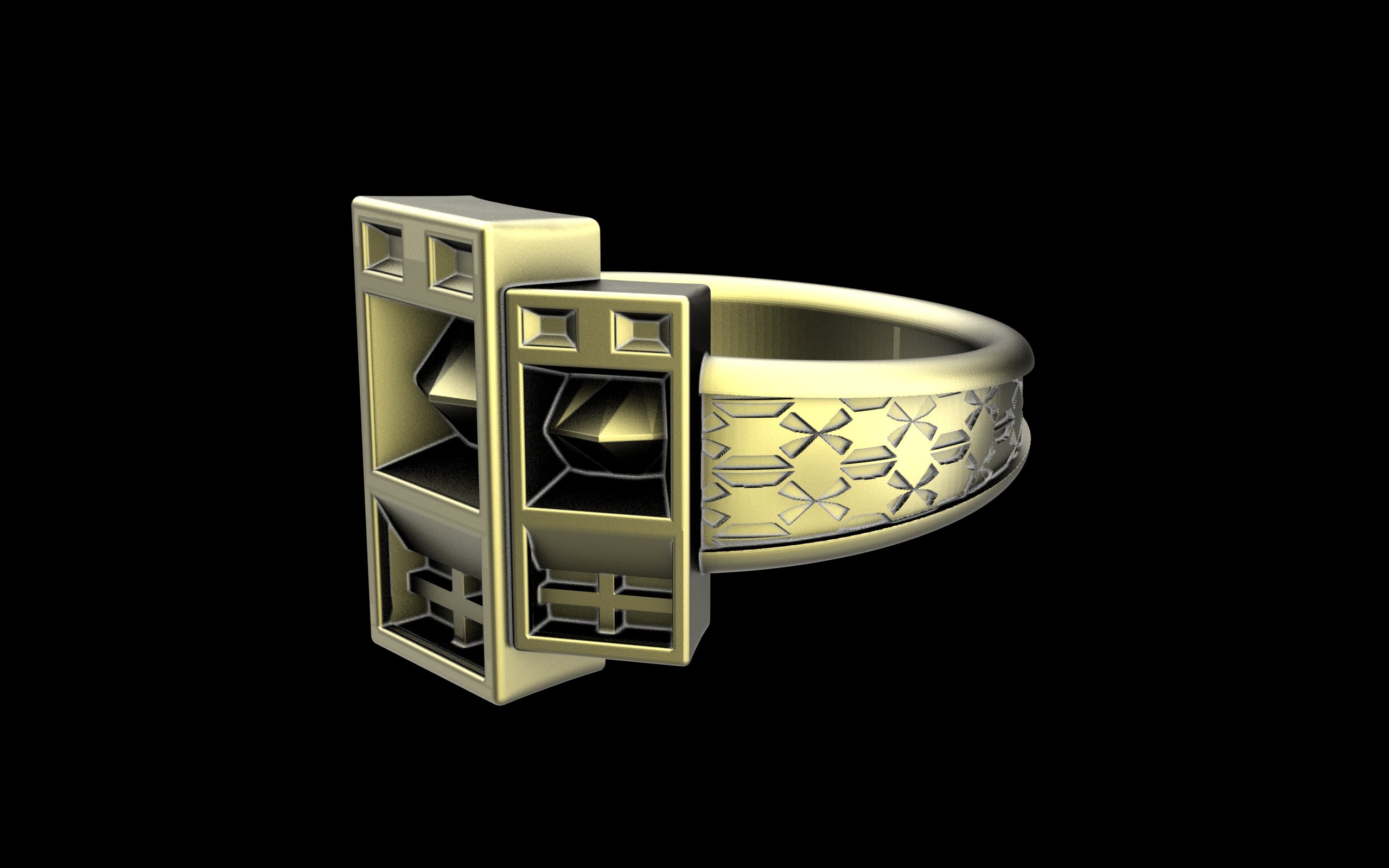 Funktion One RES 5 Ring - Sterling Silver / Brass / Bronze