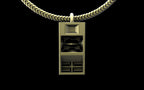 pheel. x C.E. Funktion One RES 4/5 Pendant with Chain - Sterling Silver / Brass / Bronze