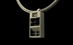 pheel. x C.E. Funktion One RES 4/5 Pendant with Chain - Sterling Silver / Brass / Bronze
