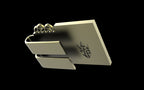 pheel. Turn Table / Mixer - Hat Clip - Sterling Silver / Brass