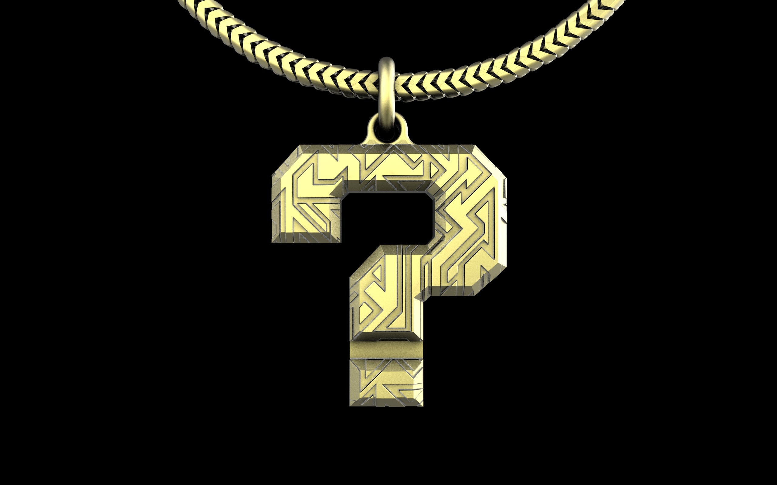 Tipper Music ? Pendant with Chain - Sterling Silver / Brass / Bronze