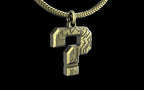 Tipper Music ? Pendant with Chain - Sterling Silver / Brass / Bronze