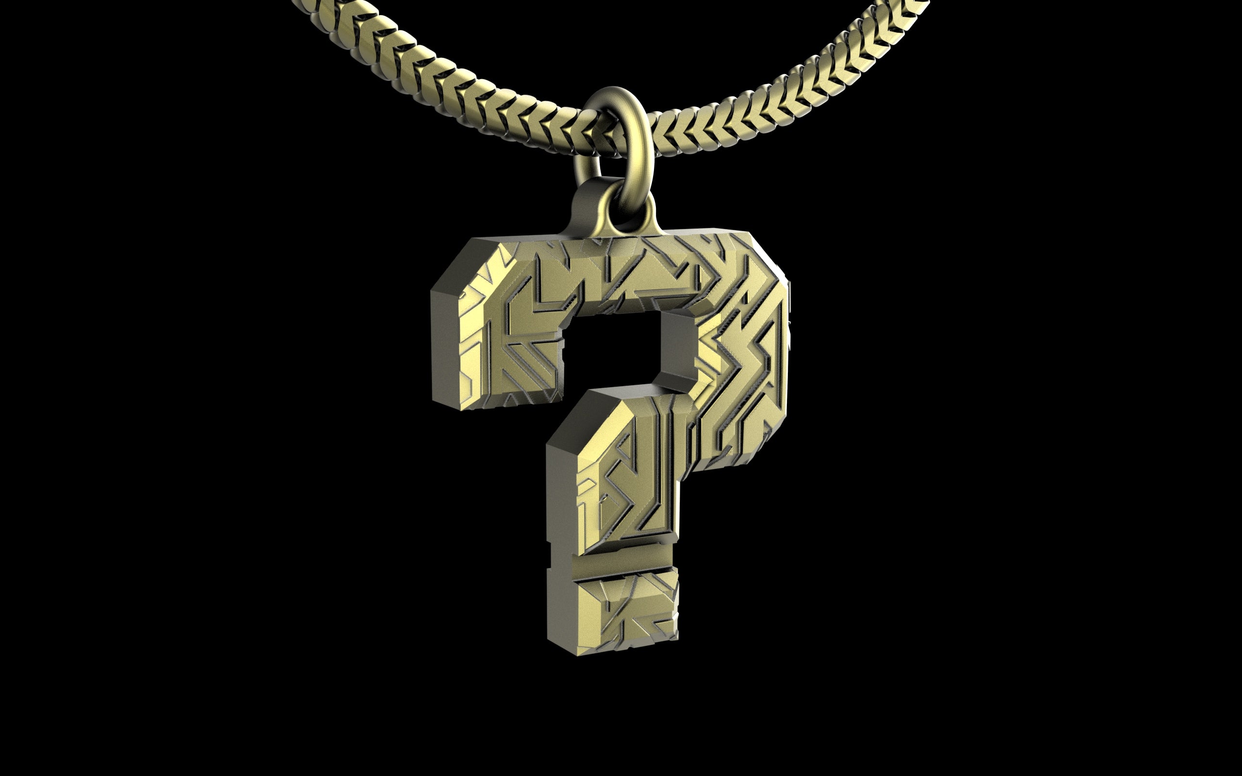 Tipper Music ? Pendant with Chain - Sterling Silver / Brass / Bronze
