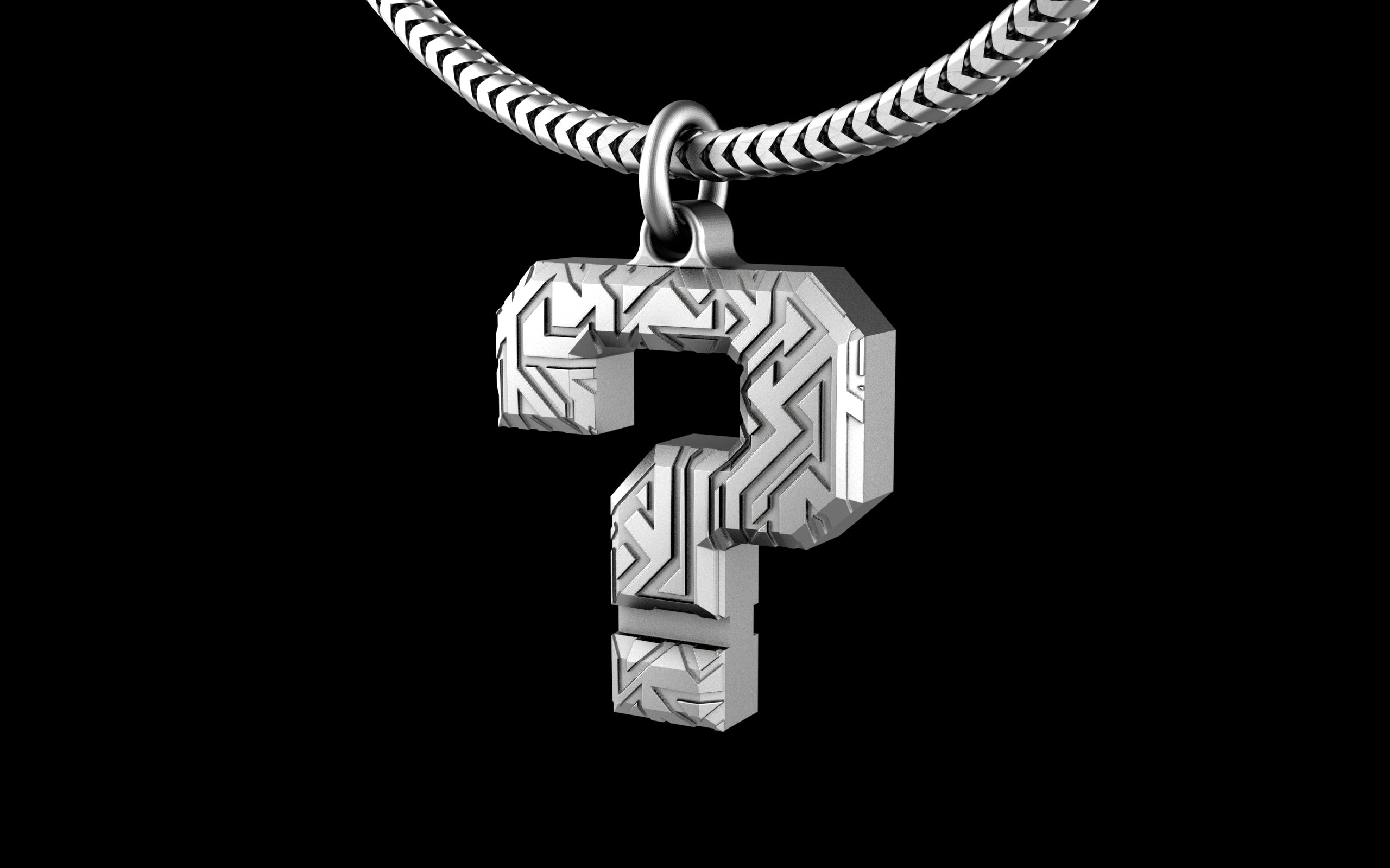 Tipper Music ? Pendant with Chain - Sterling Silver / Brass / Bronze