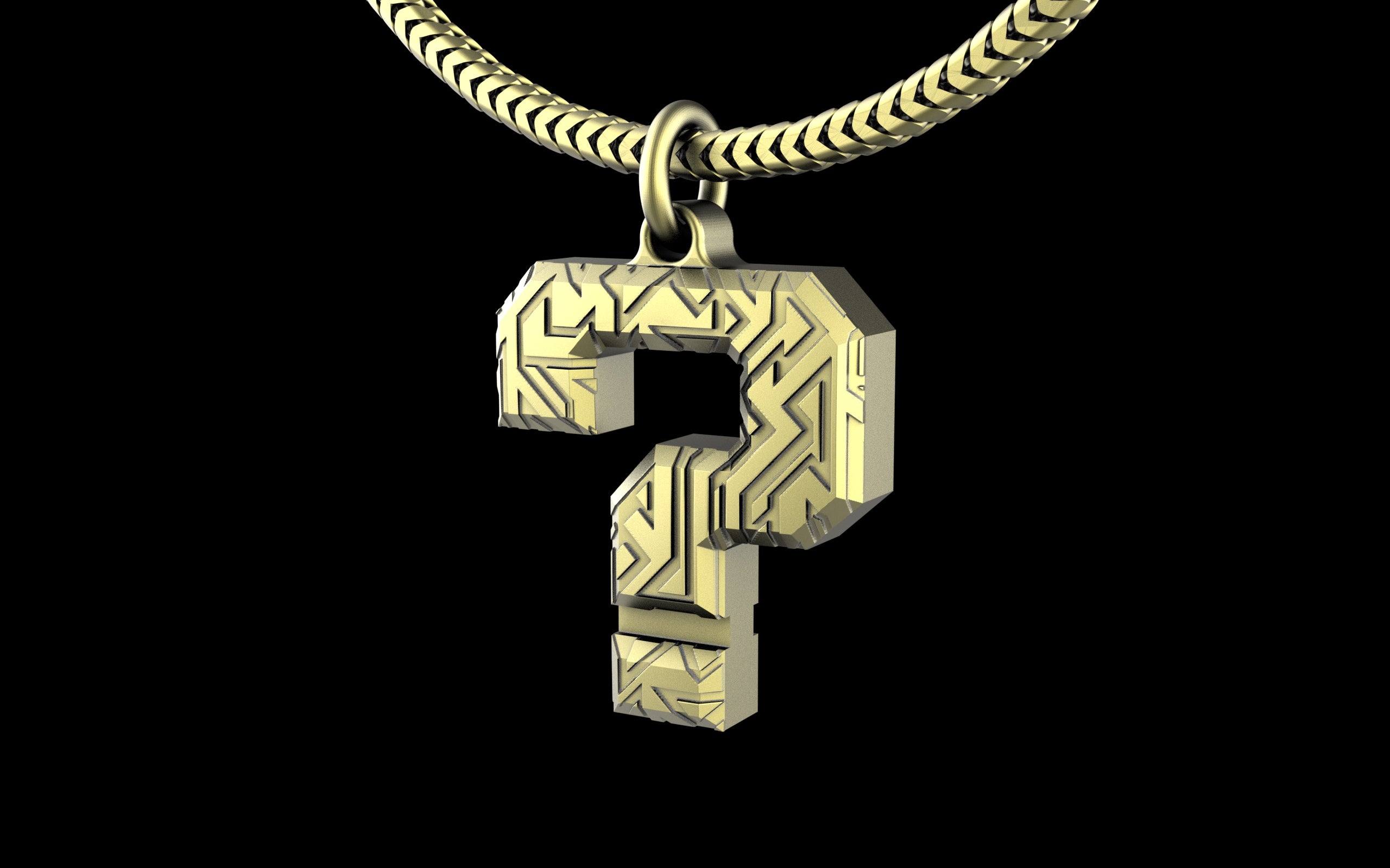 Tipper Music ? Pendant with Chain - Sterling Silver / Brass / Bronze