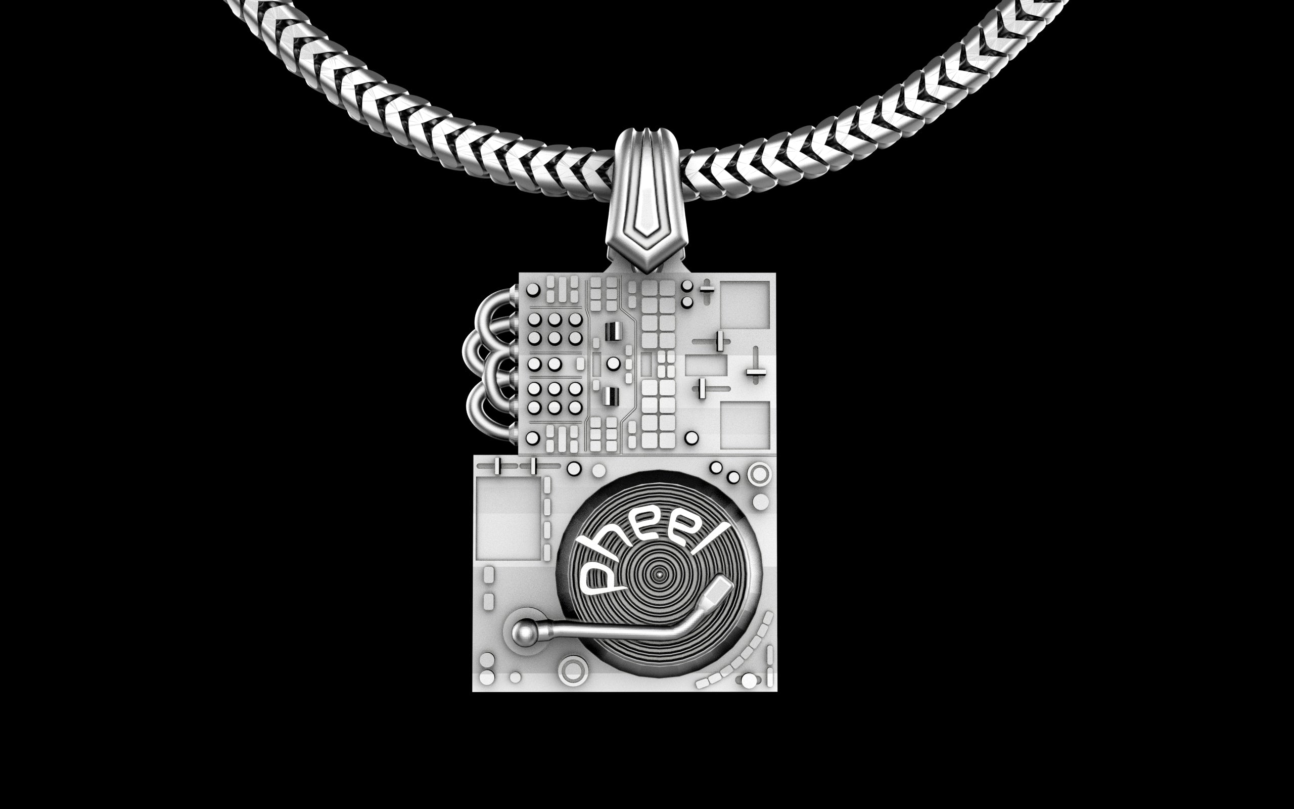 pheel. x Pioneer Turn Table / Mixer Pendant