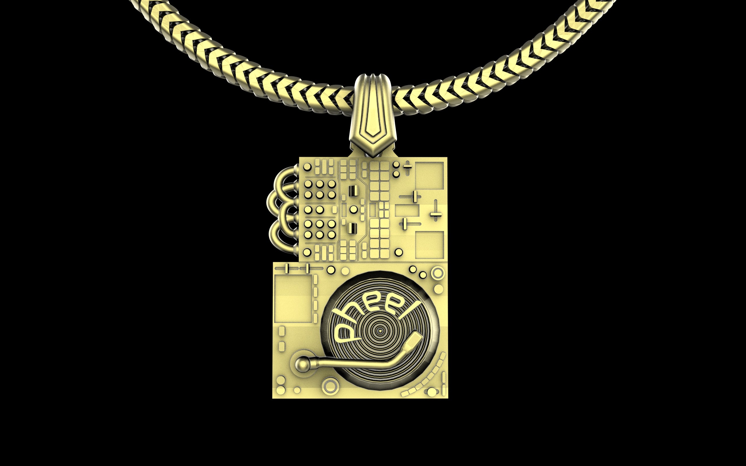 pheel. x Pioneer Turn Table / Mixer Pendant