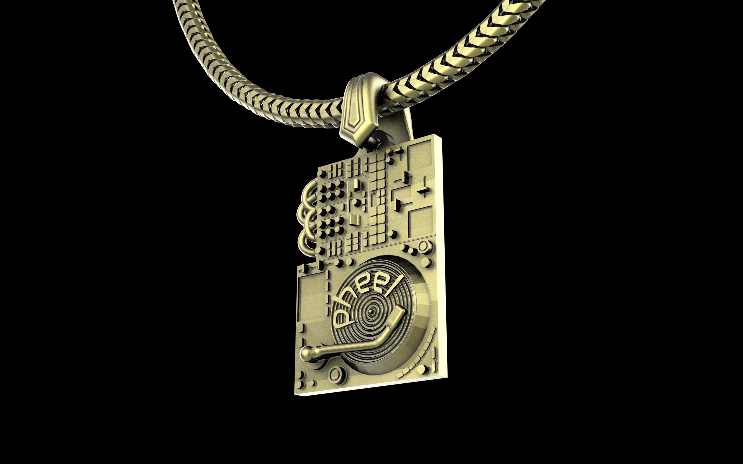 pheel. x Pioneer Turn Table / Mixer Pendant