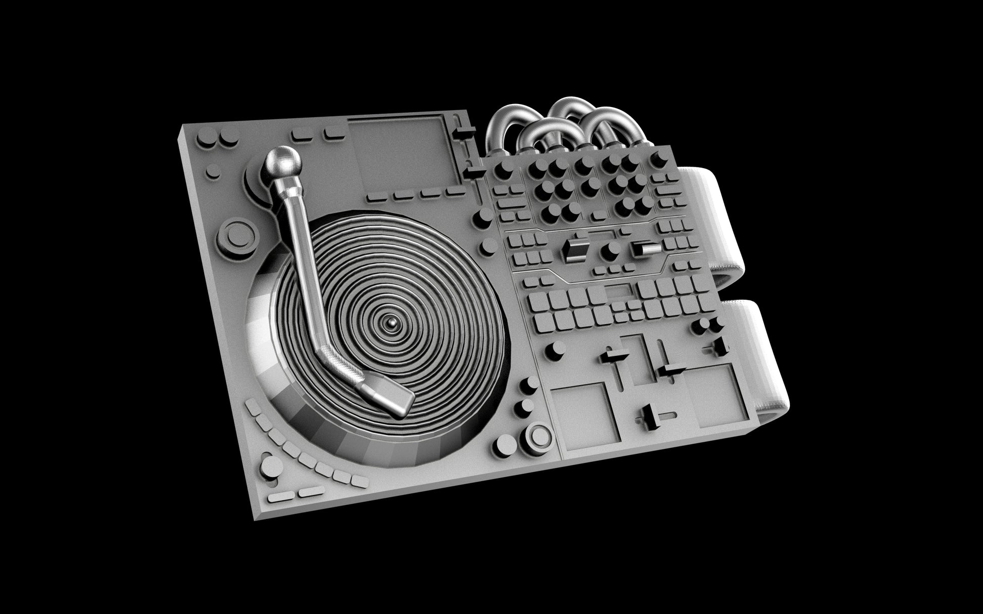Turn Table / Mixer Hat Clip