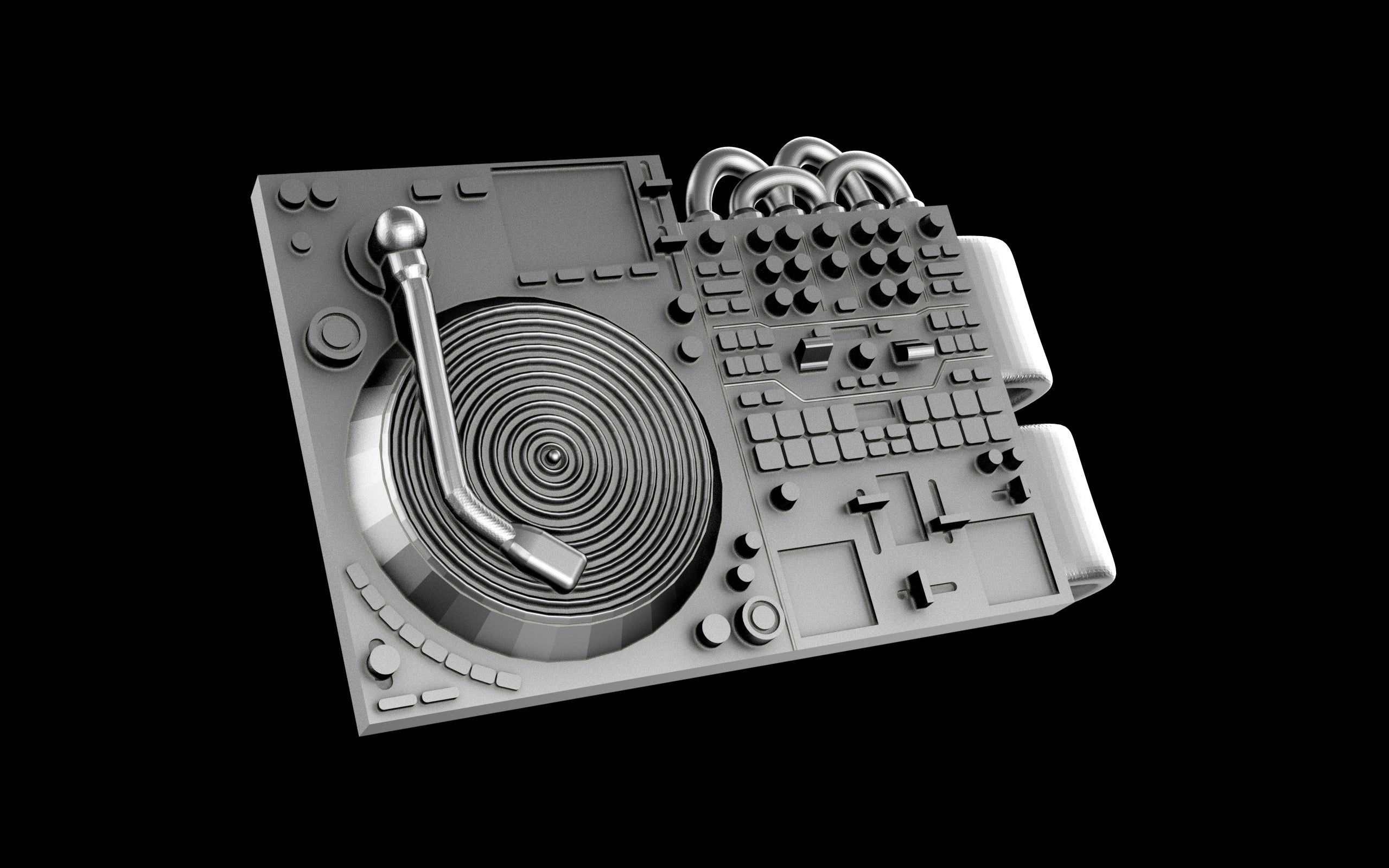 Turn Table / Mixer Hat Clip