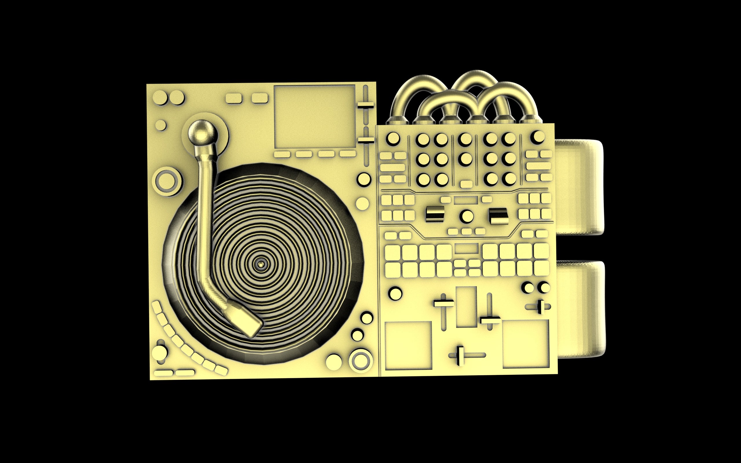 Turn Table / Mixer Hat Clip