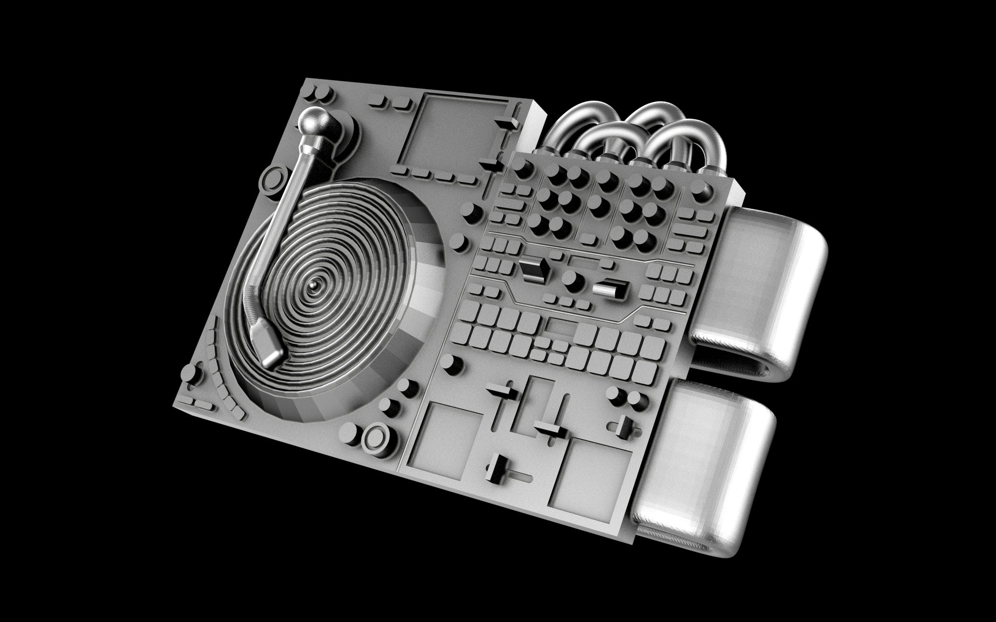 Turn Table / Mixer Hat Clip