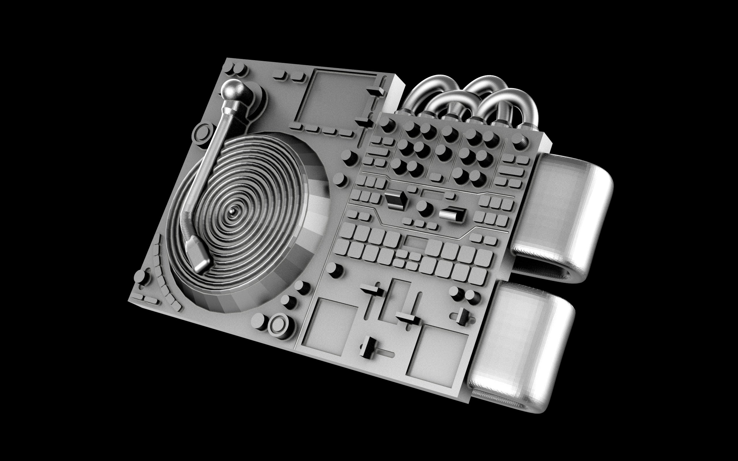 Turn Table / Mixer Hat Clip