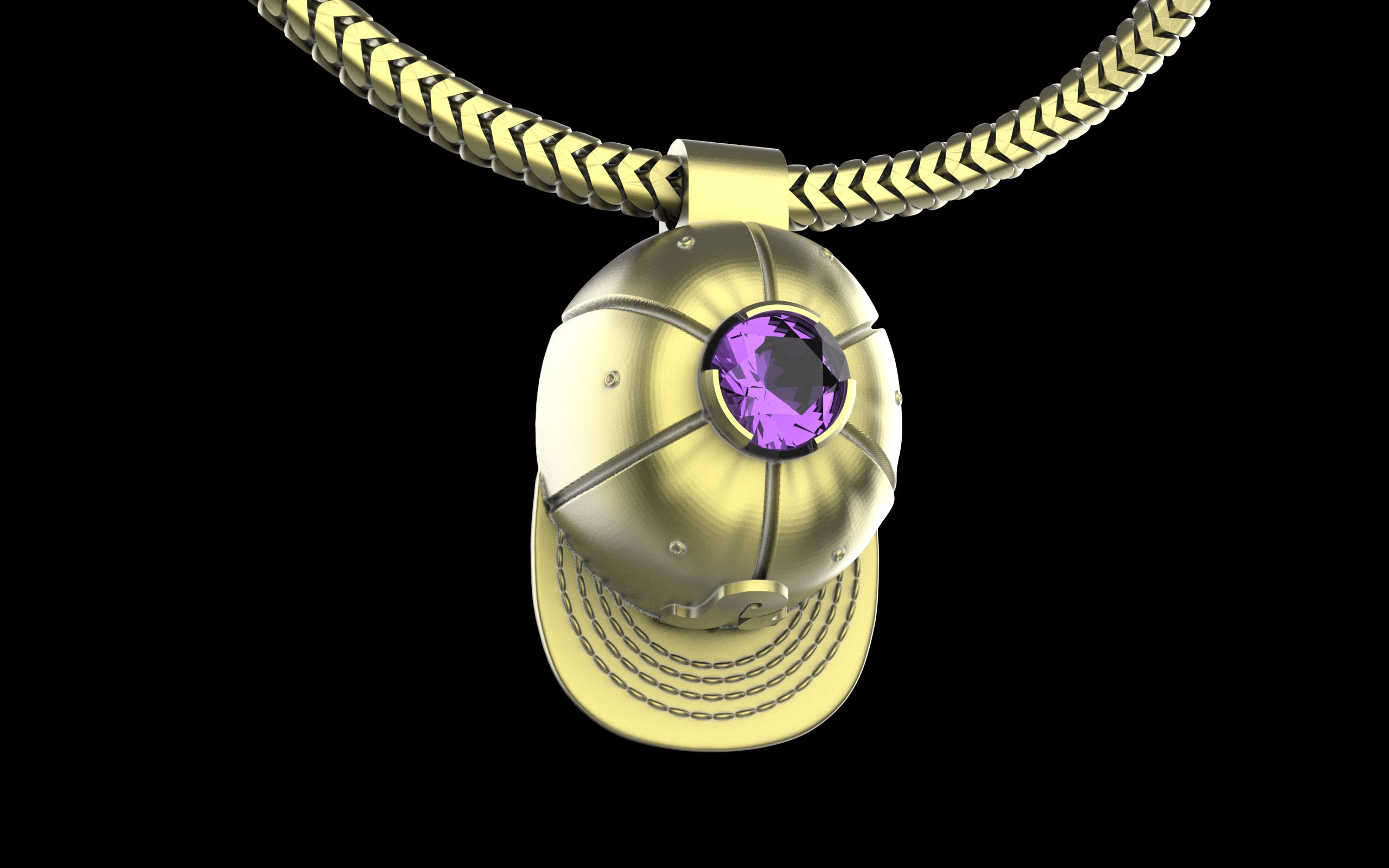 Pretty Lights Jib Gemstone Pendant