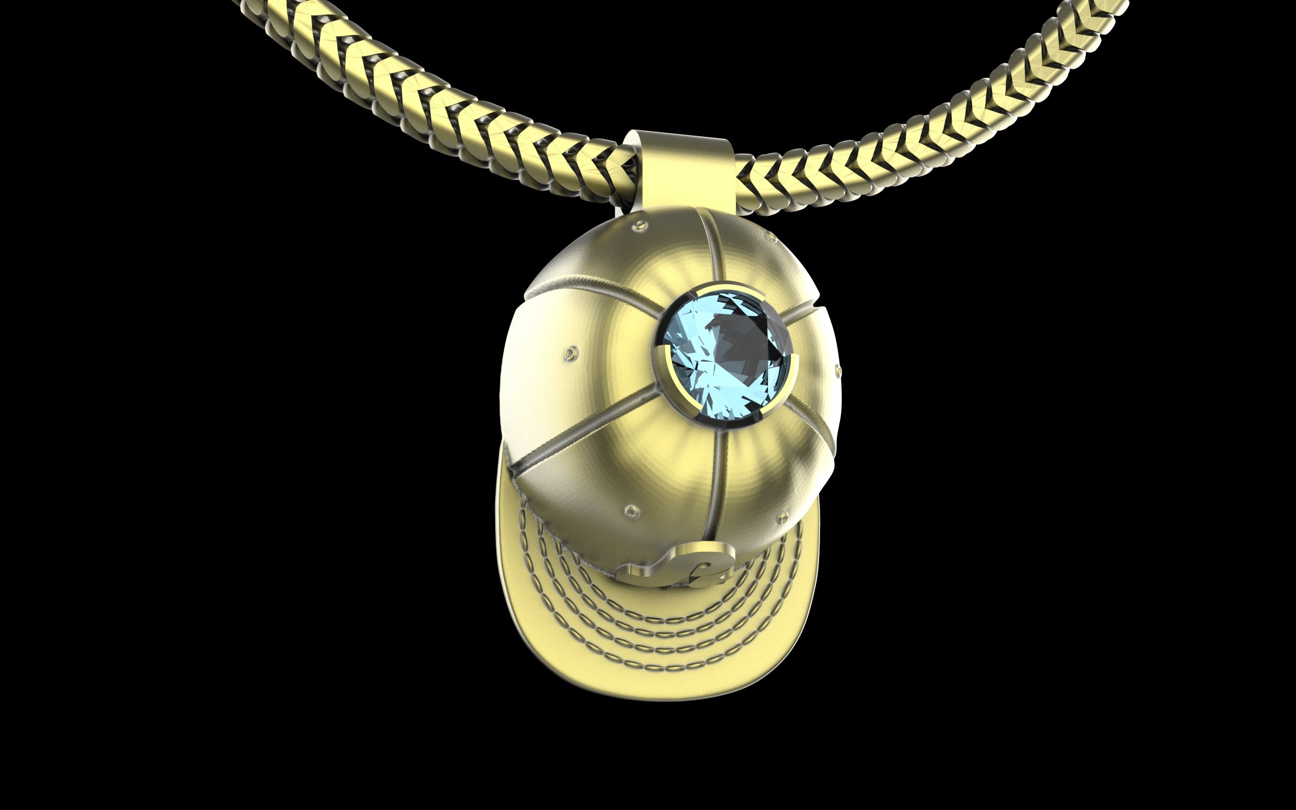 Pretty Lights Jib Gemstone Pendant