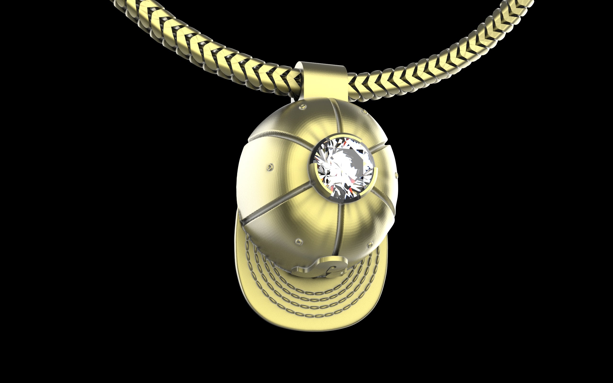 Pretty Lights Jib Gemstone Pendant