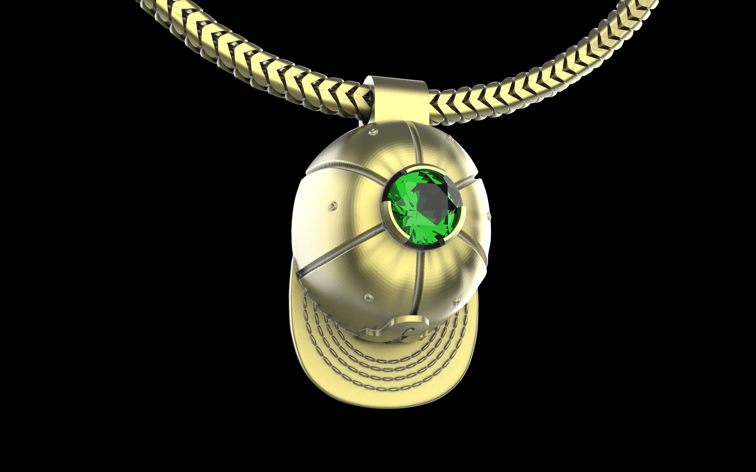 Pretty Lights Jib Gemstone Pendant