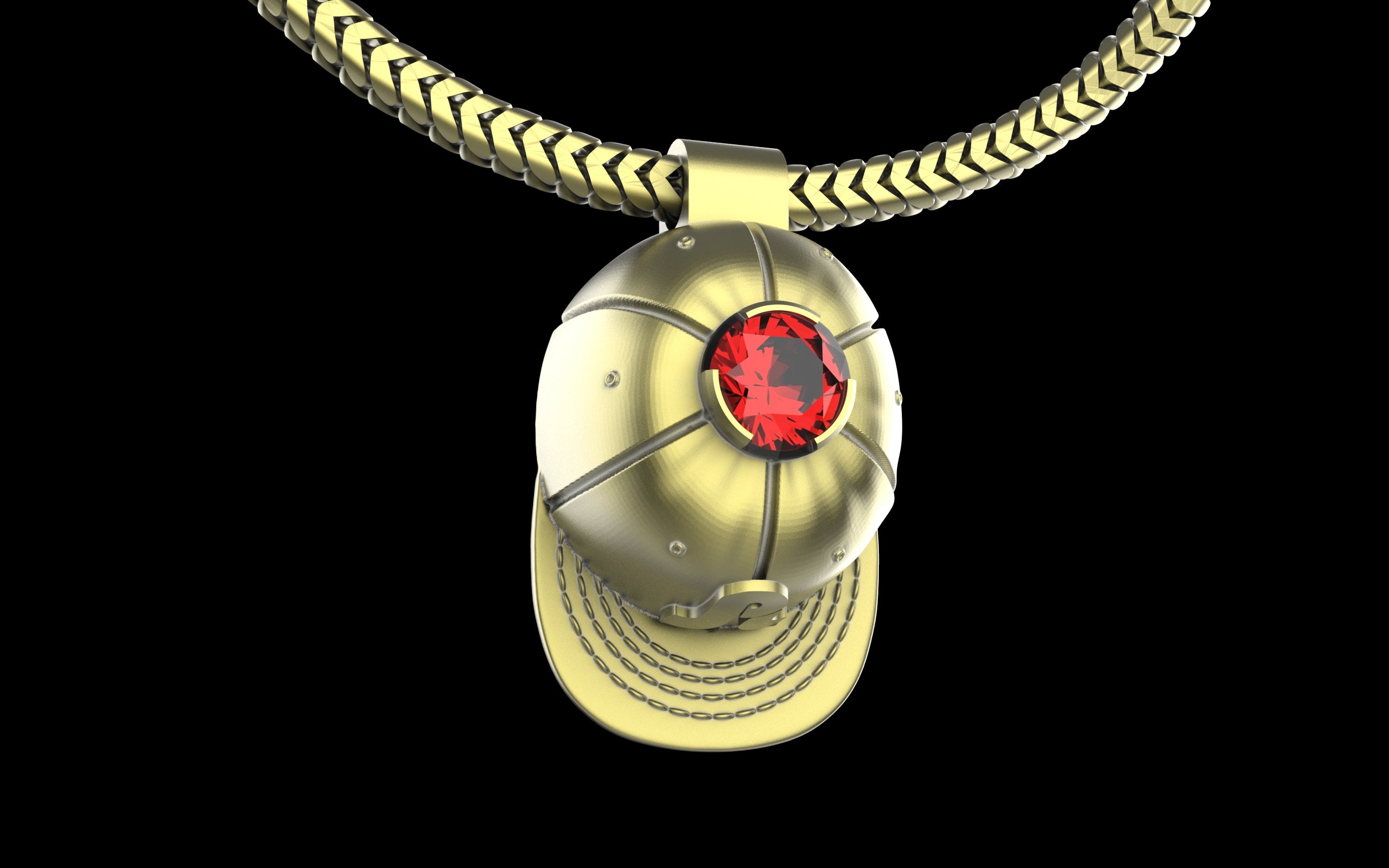 Pretty Lights Jib Gemstone Pendant