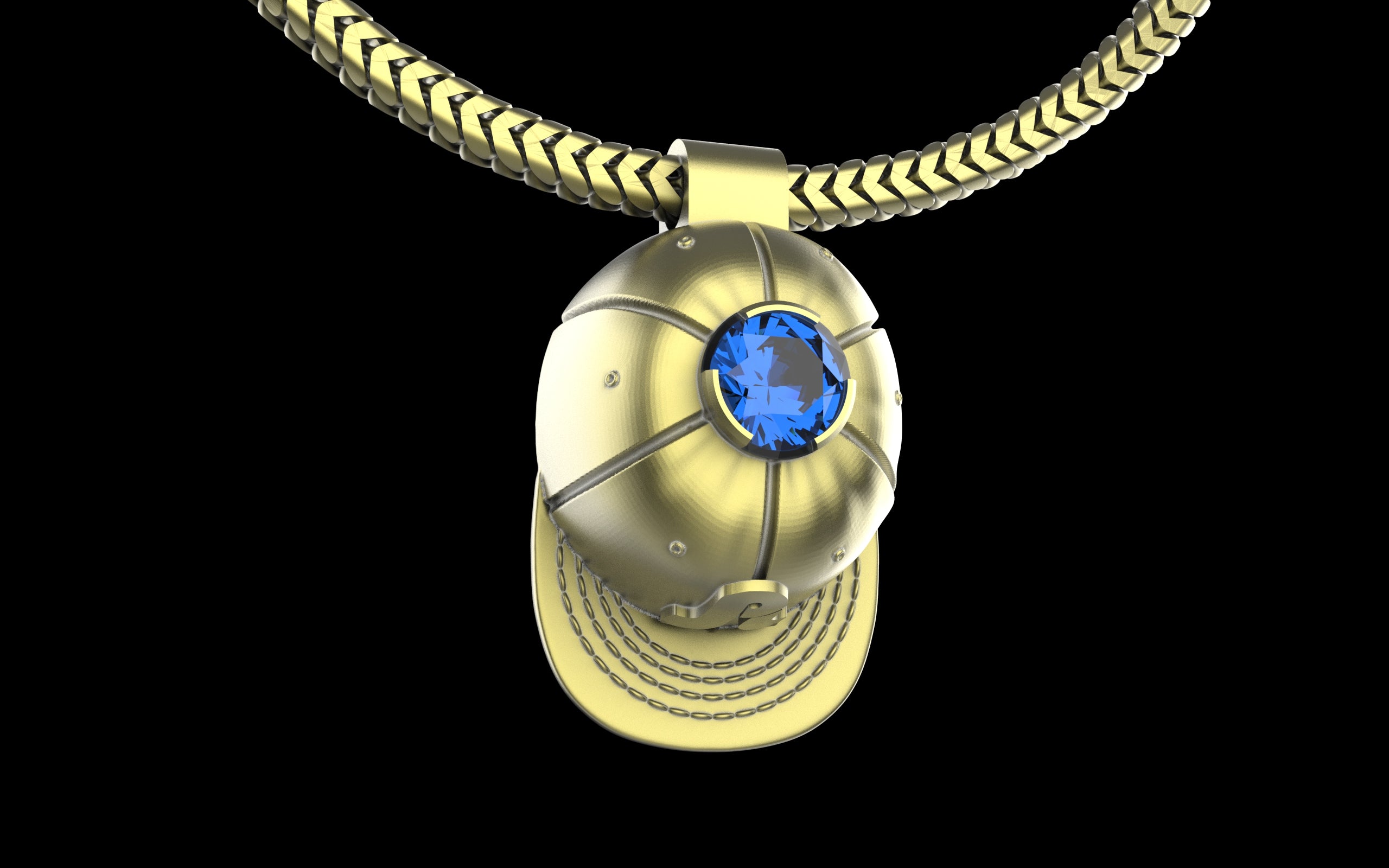 Pretty Lights Jib Gemstone Pendant