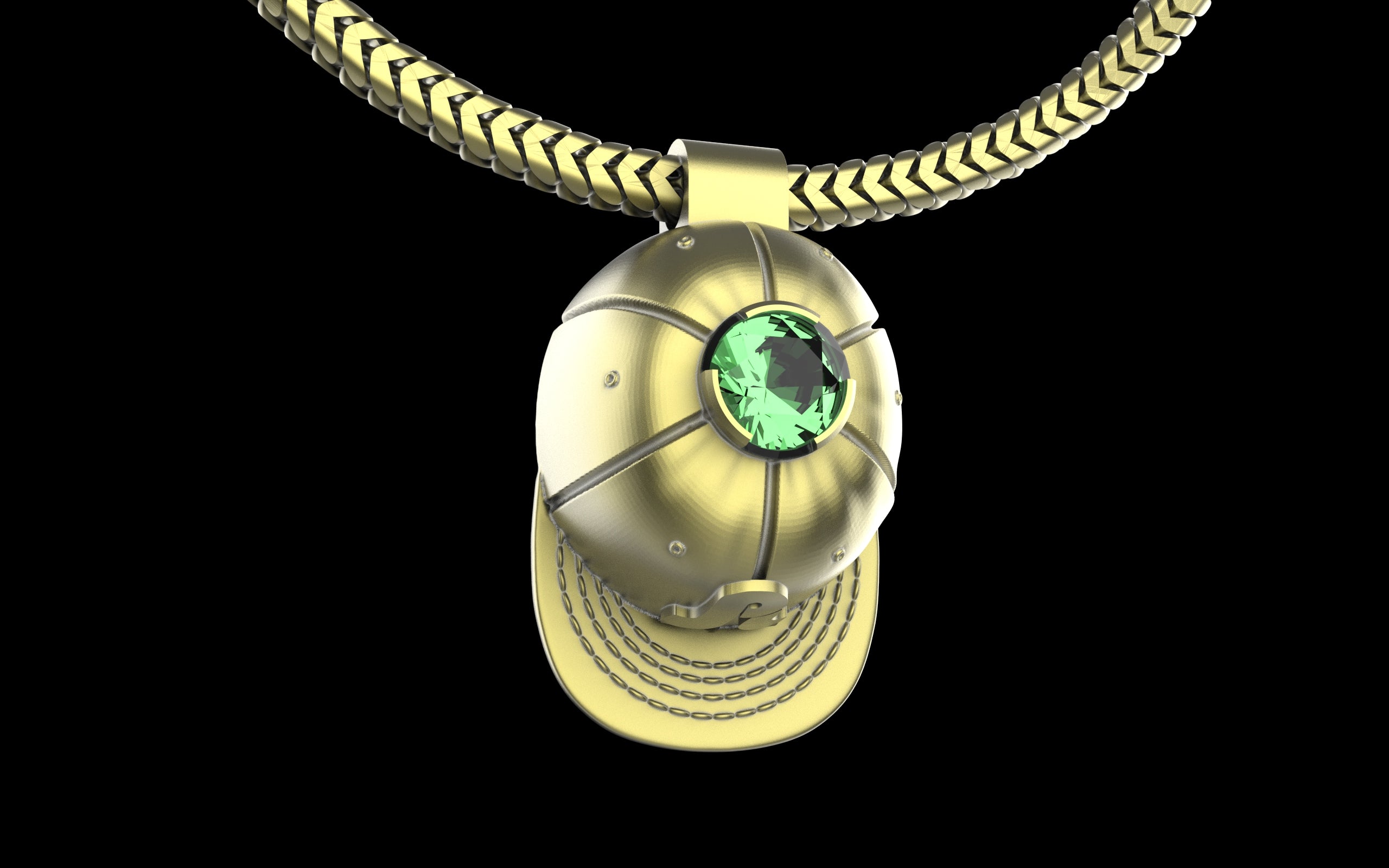 Pretty Lights Jib Gemstone Pendant