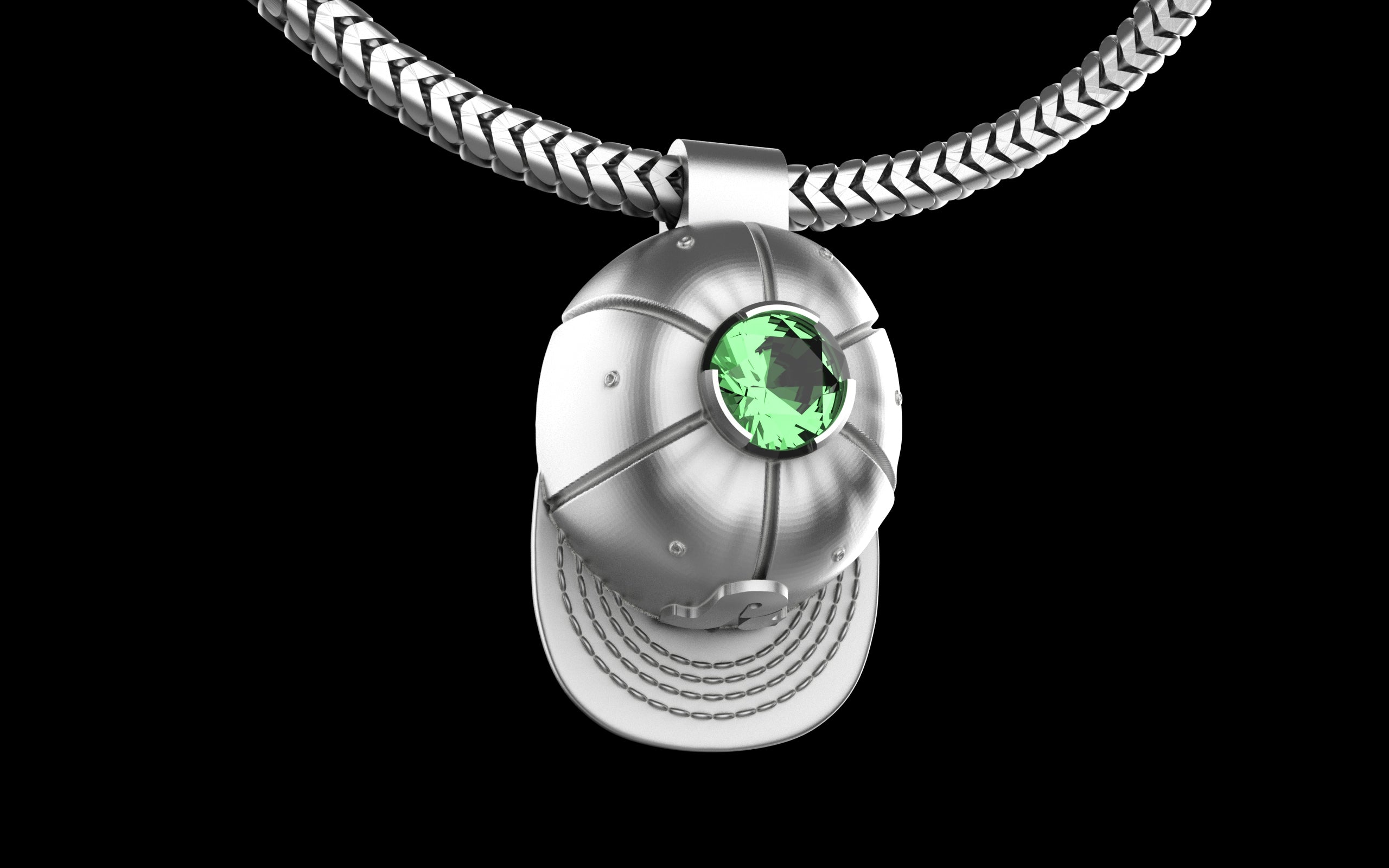 Pretty Lights Jib Gemstone Pendant